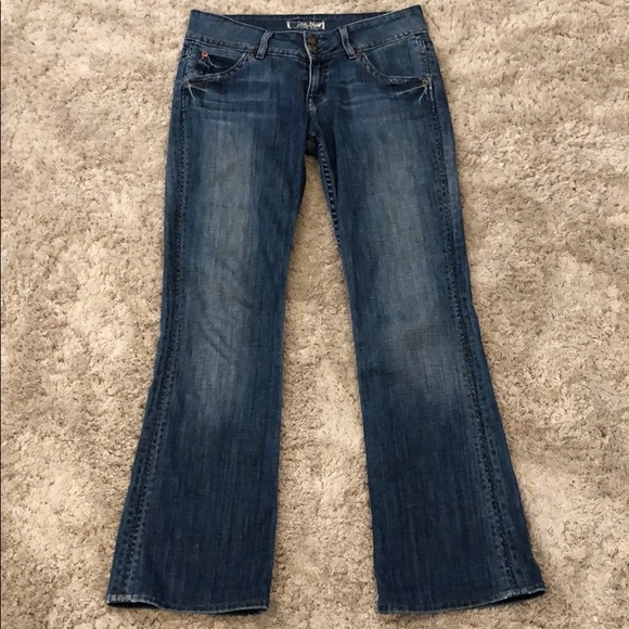 Hudson Flap Pocket Distressed Bootcut Jean - Picture 2 of 8